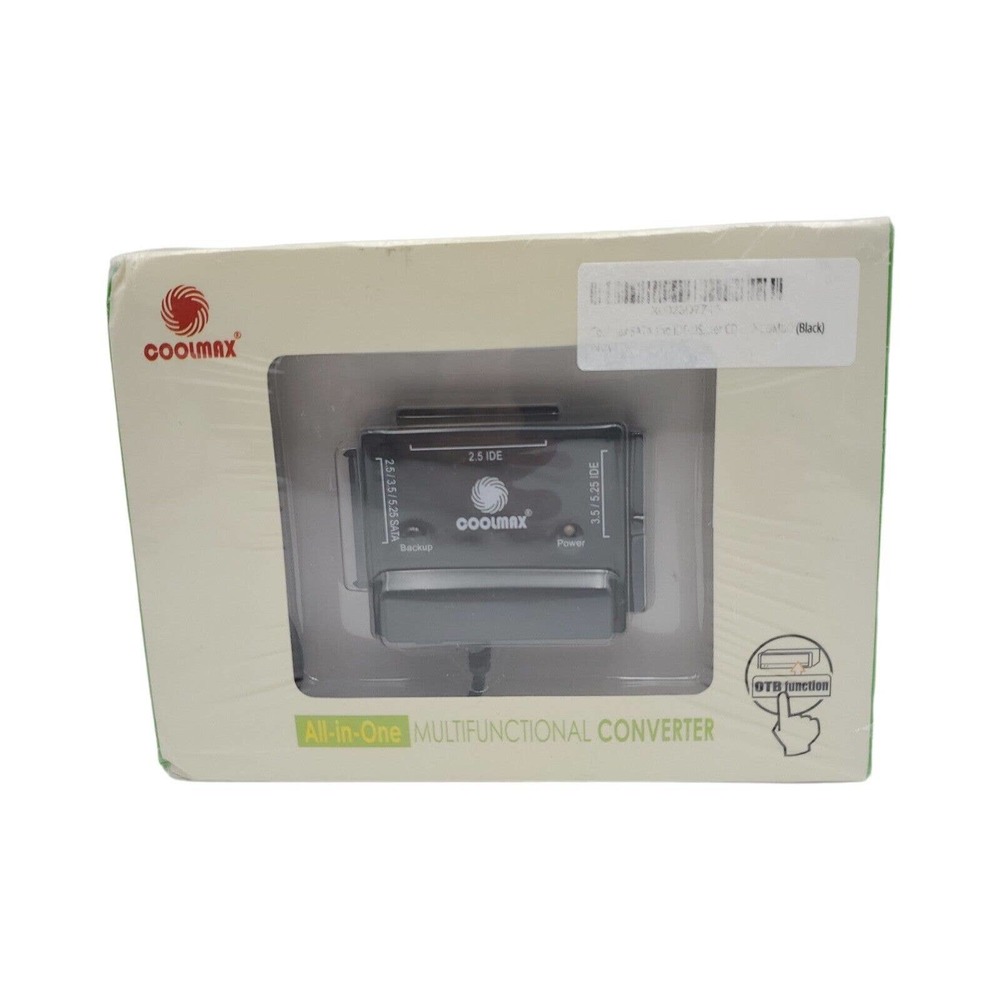 COOLMAX ALL IN ONE Multifunctional Converter ,OTB Function CD-350-COMBO (Black)